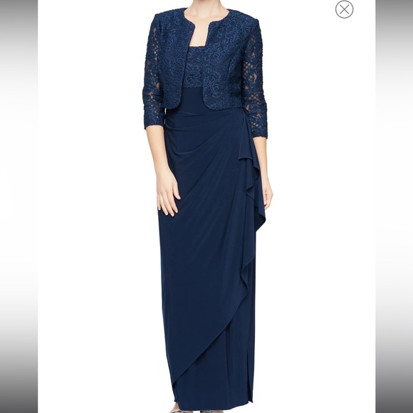 Alex evenings size 16 dress - Picture 1 of 12